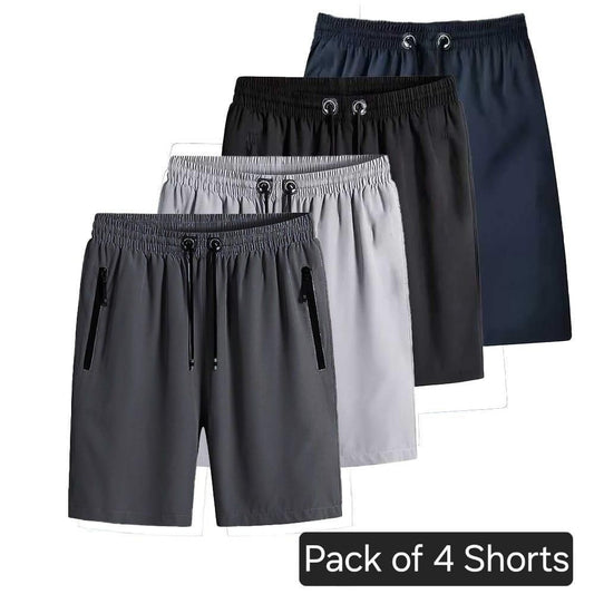 Men’s Cotton Shorts Combo – Pack of 4 Stretchable & Comfortable Shorts